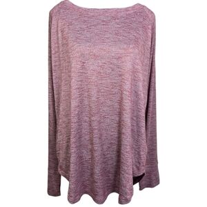 Bench Heathered Pink Long Sleeve Tee Size XXL